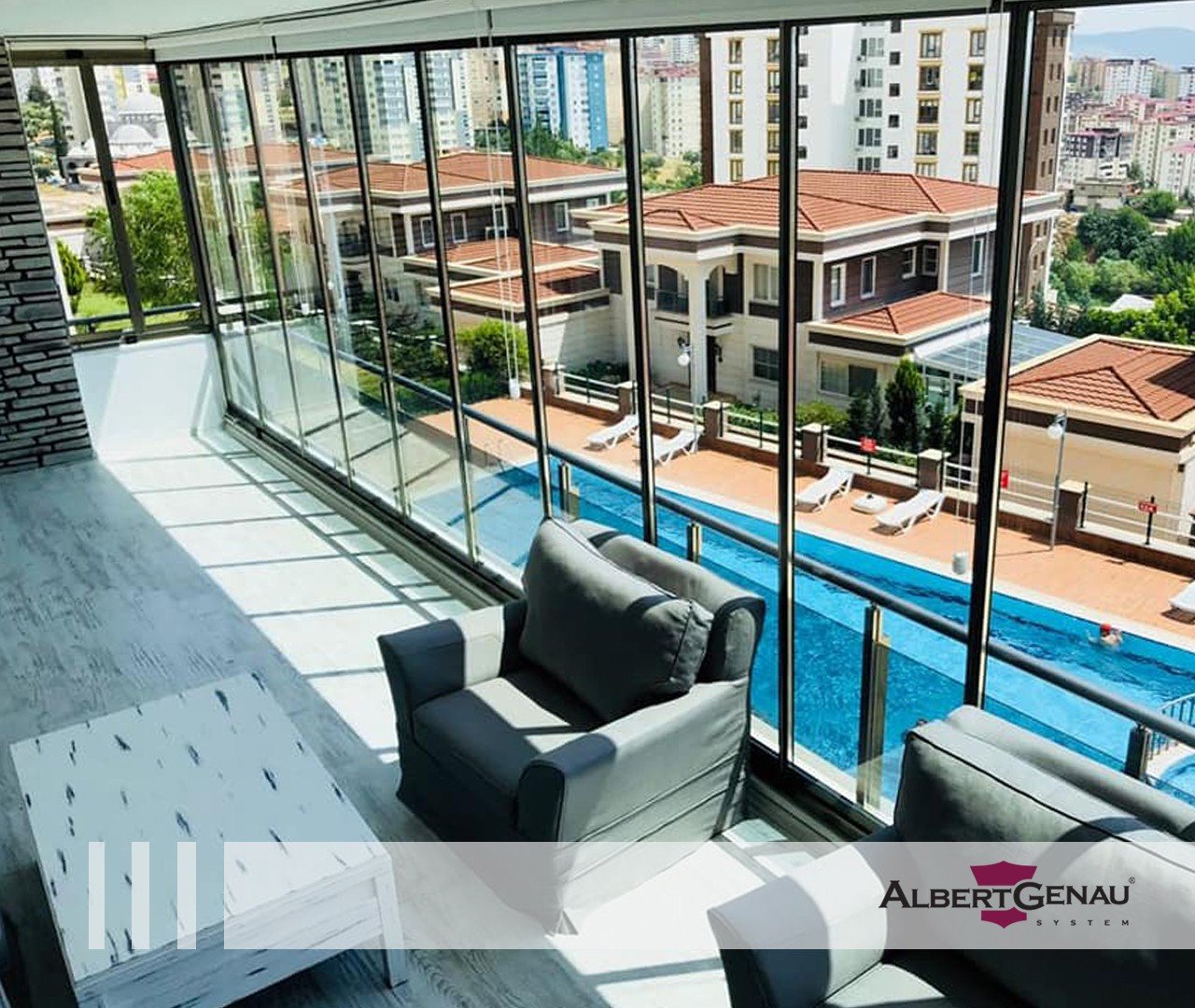 Isıcam'lı Cambalkon - Tiara Twinmax